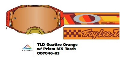 Oakley Airbrake MX TLD Signature Quattro Orange/PRIZM MX Bronze Lens мотоочки (OO7046-B3)
