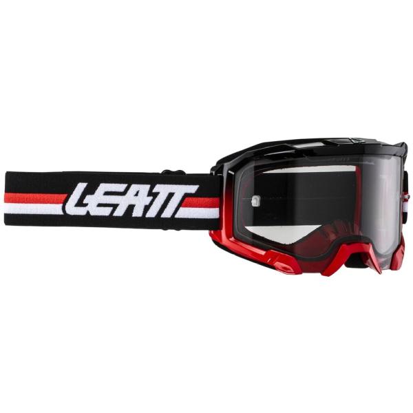 Leatt Velocity 4.5 Red / Light Grey 58% мотоочки, двойная линза