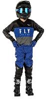 Fly Racing F-16 2022 комплект подростковый, сине-серо-черный