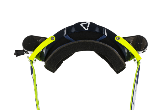 Leatt Velocity 6.5 Roll-Off Ink/White/Yellow / Clear мотоочки, двойная линза