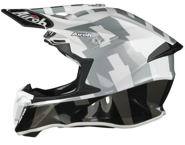 Airoh Twist 2.0 Frame Grey Gloss шлем внедорожный