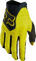 Fox Pawtector 2018 мотоперчатки, желто-черный
