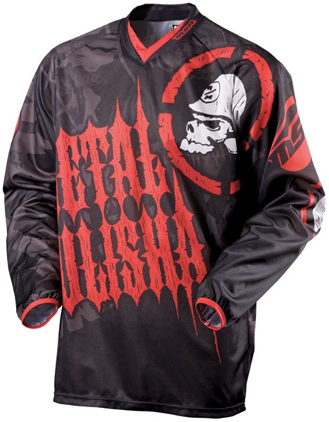 MSR Metal Mulisha Scope джерси, черно-красный