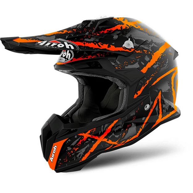 Airoh Terminator Open Vision шлем внедорожный, оранжево-черный