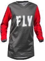 Fly Racing F-16 2023 Grey/Red джерси подростковая