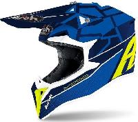 Airoh Wraap Mood Blue Gloss шлем внедорожный