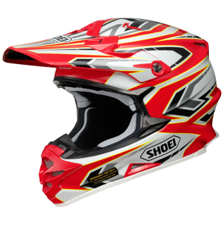 Shoei VFX-W Block-Pass TC-1 шлем кроссовый, красный