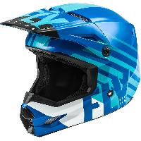 Fly Racing Kinetic Thrive шлем кроссовый, сине-белый