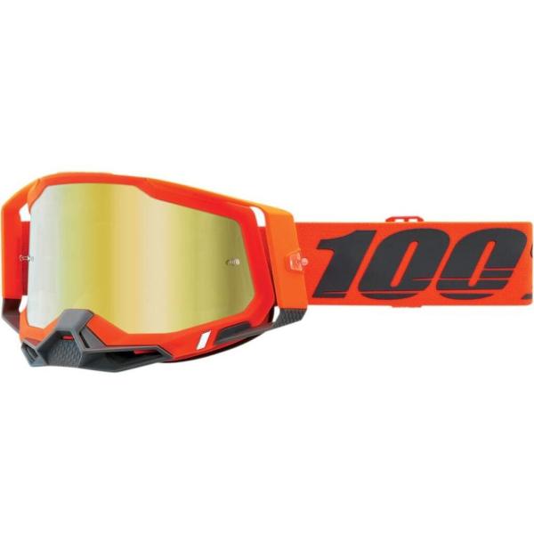 100% Racecraft 2 Kerv / Mirror Gold Lens мотоочки