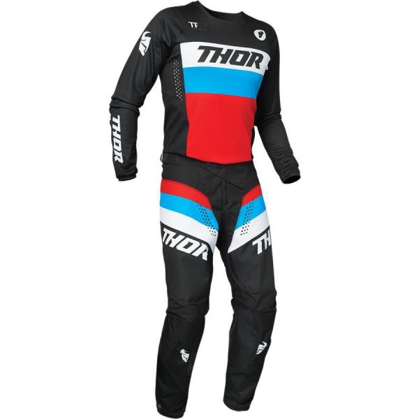 Thor Pulse Racer Black/Red/Blue комплект