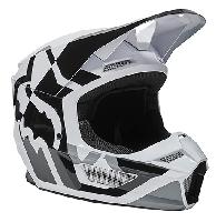 Fox Racing V1 Lux 2022 Black/White шлем кроссовый