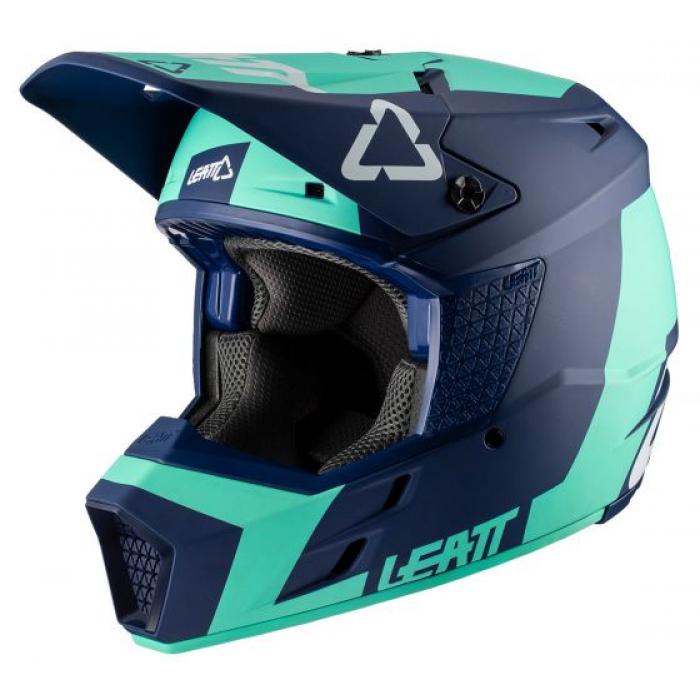 Leatt GPX 3.5 Junior Aqua шлем подростковый