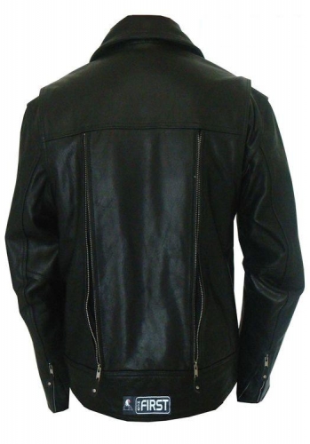First M244 Куртка косуха мужская кожаная с вентиляцией, черный First M244 Куртка косуха мужская кожаная с вентиляцией, черный
