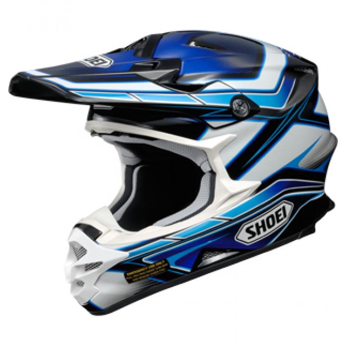 Shoei VFX-W Capacitor TC-2 шлем кроссовый, синий