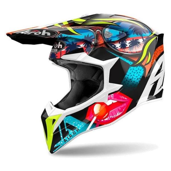 Airoh Wraaap Lollipop Gloss шлем внедорожный Airoh Wraaap Lollipop Gloss шлем внедорожный