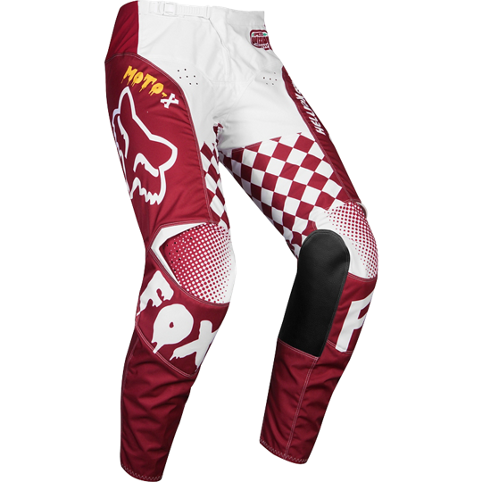 Fox Racing 180 Czar 2019 мотоштаны, красно-белый Fox Racing 180 Czar 2019 мотоштаны, красно-белый