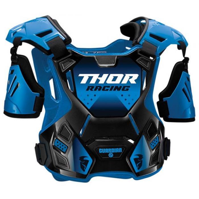 Thor Guardian S20 панцирь с плечами, сине-черный