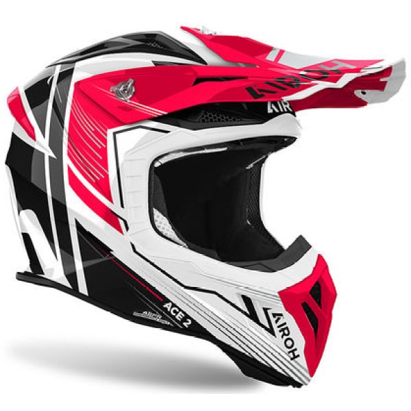 Airoh Aviator Ace 2 Engine Red Gloss шлем внедорожный Airoh Aviator Ace 2 Engine Red Gloss шлем внедорожный