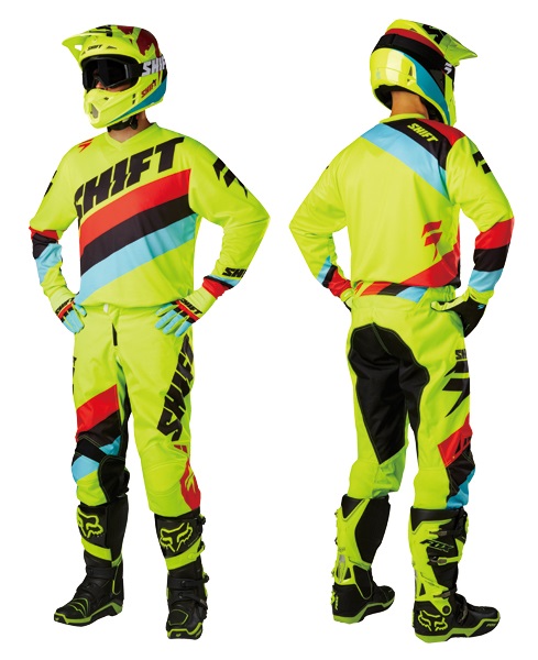 Shift Racing White Tarmac 2017 шлем кроссовый, желтый