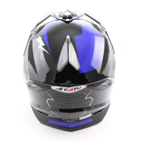 Ataki MX801 Strike шлем кроссовый, черно-синий