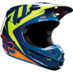 Fox Racing V1 Race ECE 2015 шлем кроссовый, желто-оранжево-синий