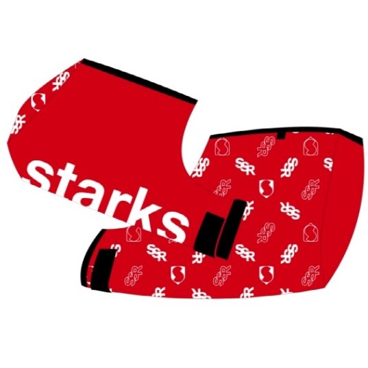 Starks Warm Cross муфты на руль, красный