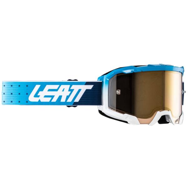 Leatt Velocity 4.5 Iriz Cyan / Bronze UC 68% мотоочки, двойная линза
