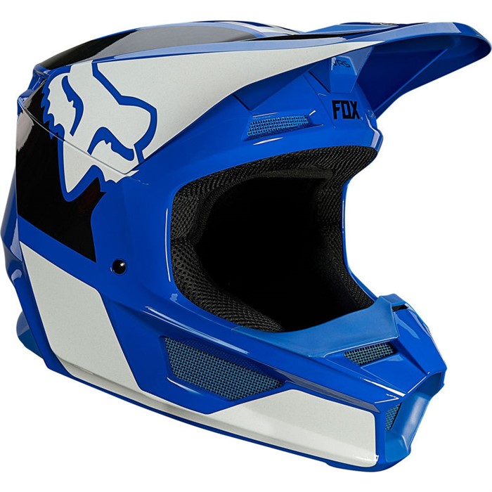 Fox Racing V1 Revn Blue шлем кроссовый