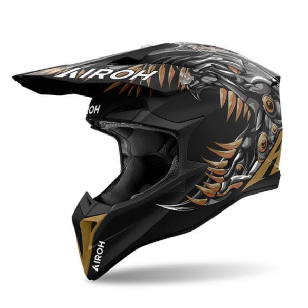 Airoh Wraaap Cyborg Matt шлем внедорожный