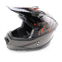 Ataki MX801 Strike шлем кроссовый, черно-оранжевый