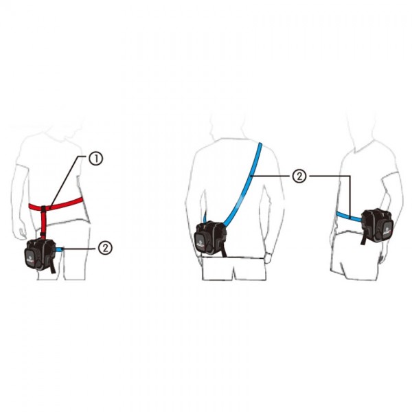 Scoyco MB19 сумка на пояс, черный