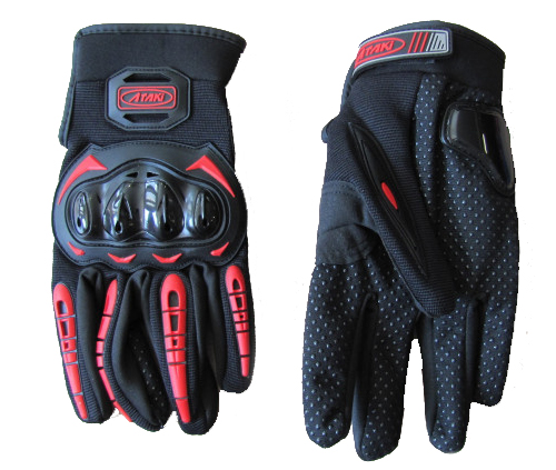 Ataki SC-117 мотоперчатки, черно-красный