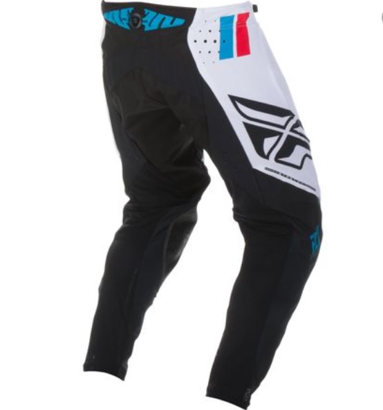 Fly Racing Evolution DST 2019 мотоштаны, бело-красно-синий