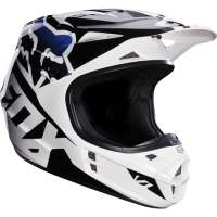 Fox Racing V1 Race 2016 шлем кроссовый, черно-белый