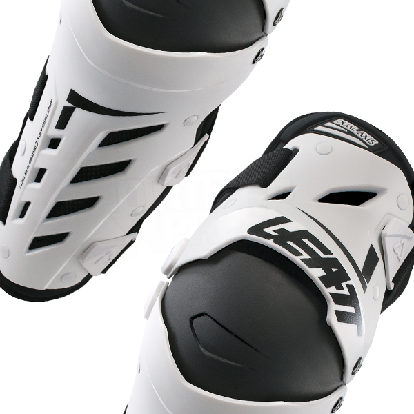 Leatt Dual Axis шарнирные наколенники, белый