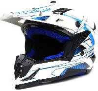 Ataki SC-16 Rift шлем кроссовый, бело-синий