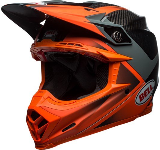 Bell Moto-9 Flex Hound шлем кроссовый, оранжево-серый