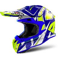 Airoh Terminator Open Vision шлем внедорожный, сине-желто-белый