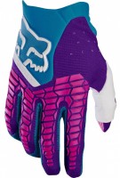 Fox Pawtector 2017 мотоперчатки, фиолетово-розово-синий