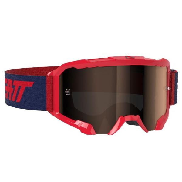 Leatt Velocity 4.5 Iriz Red / Platinum мотоочки, двойная линза