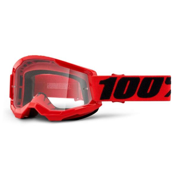 100% Strata 2 Red / Clear Lens мотоочки 100% Strata 2 Red / Clear Lens мотоочки