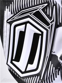 Shift Racing Assault мотоштаны, черно-белый с черепами