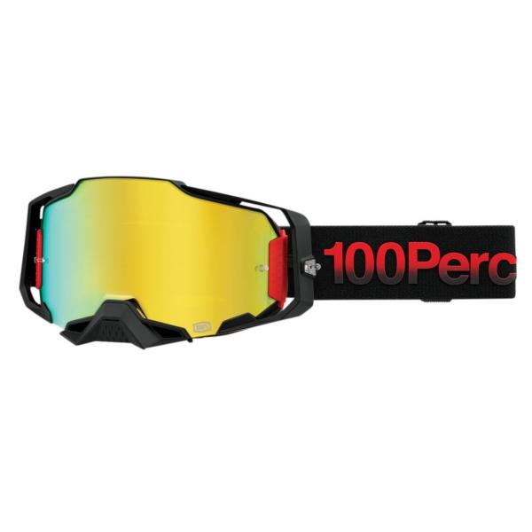 100% Armega Tzar / Mirror Gold Lens мотоочки