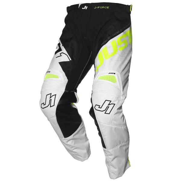 Just1 J-Force Hexa Black/White/Yellow Fluo мотоштаны Just1 J-Force Hexa Black/White/Yellow Fluo мотоштаны