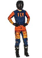 Fly Racing Kinetic Wave комплект, сине-оранжевый