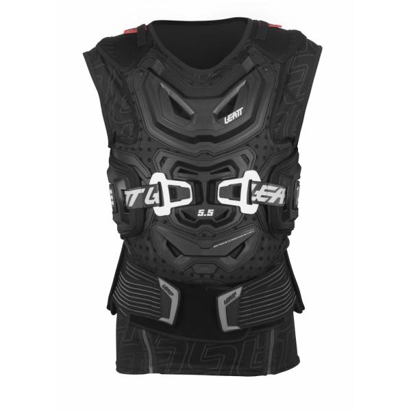Leatt 5.5 моточерепаха без рукавов, черный
