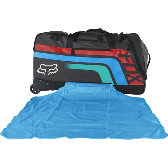 Fox Shuttle Roller Seca Gear Bag Сумка для экипировки, черно-красно-синий