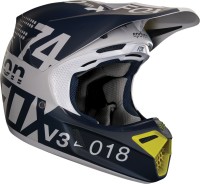 Fox Racing V3 Draftr 2018 шлем кроссовый, светло-серый