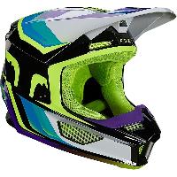 Fox Racing V1 Tro Aqua шлем кроссовый