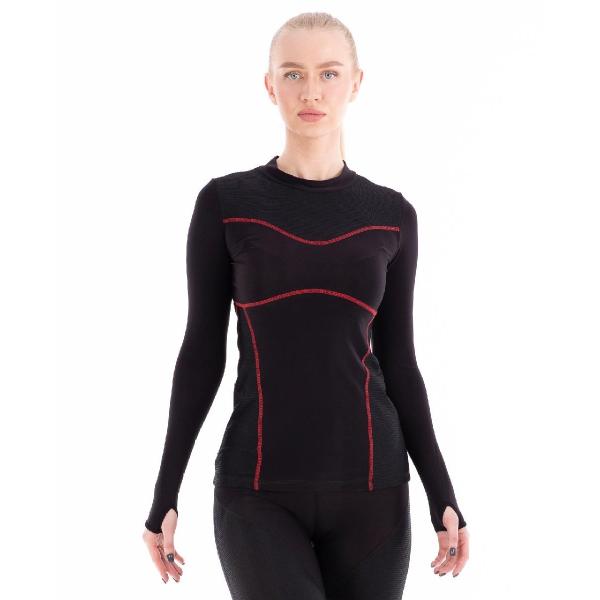 Hyperlook Crystal Air термобелье охлаждающее женское, джемпер, черный Hyperlook Crystal Air термобелье охлаждающее женское, джемпер, черный